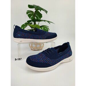 Skechers Women's Go Step Lite Blue Slip-On Shoes Size 9 US